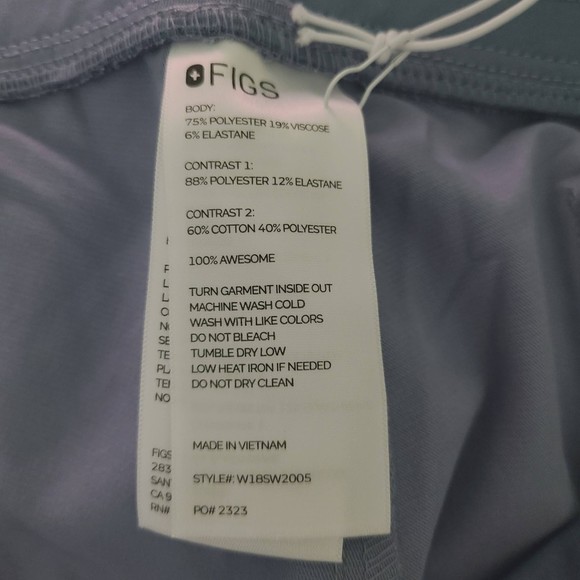 Figs Light Blue Scrub SET XXL - Picture 14 of 14